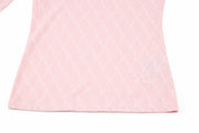 LOGO JACQUARD SEE-THROUGH T-SHIRT
