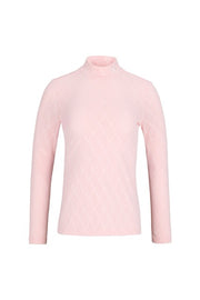 LOGO JACQUARD SEE-THROUGH T-SHIRT
