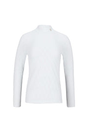 LOGO JACQUARD SEE-THROUGH T-SHIRT