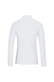 LOGO JACQUARD SEE-THROUGH T-SHIRT