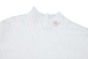 LOGO JACQUARD SEE-THROUGH T-SHIRT