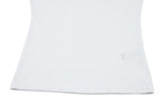 LOGO JACQUARD SEE-THROUGH T-SHIRT