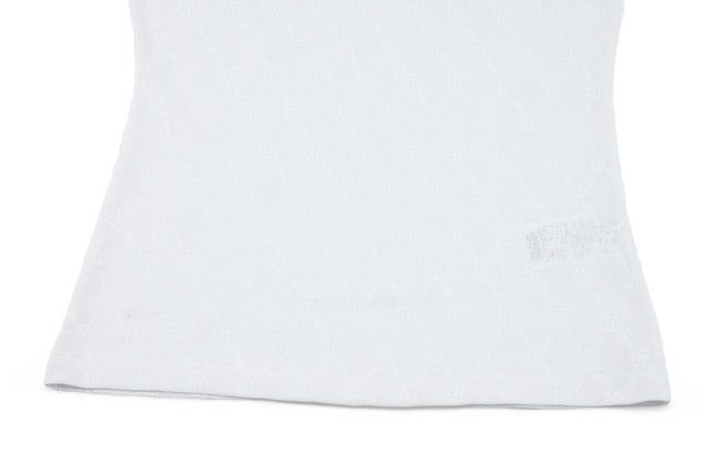 LOGO JACQUARD SEE-THROUGH T-SHIRT