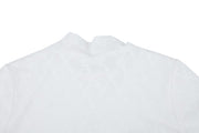 LOGO JACQUARD SEE-THROUGH T-SHIRT