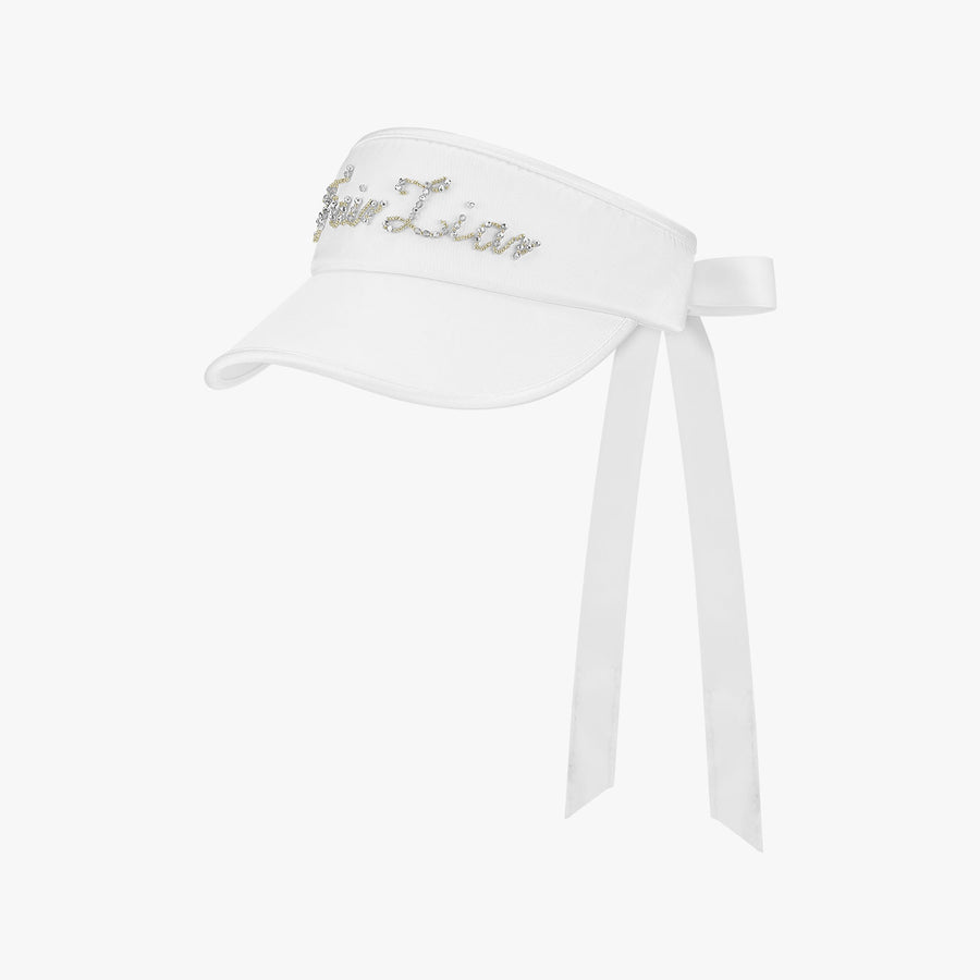 SATIN BEAD VISOR