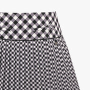 [FL SIGNATURE] CHECK FLARE PLEATED SKIRT