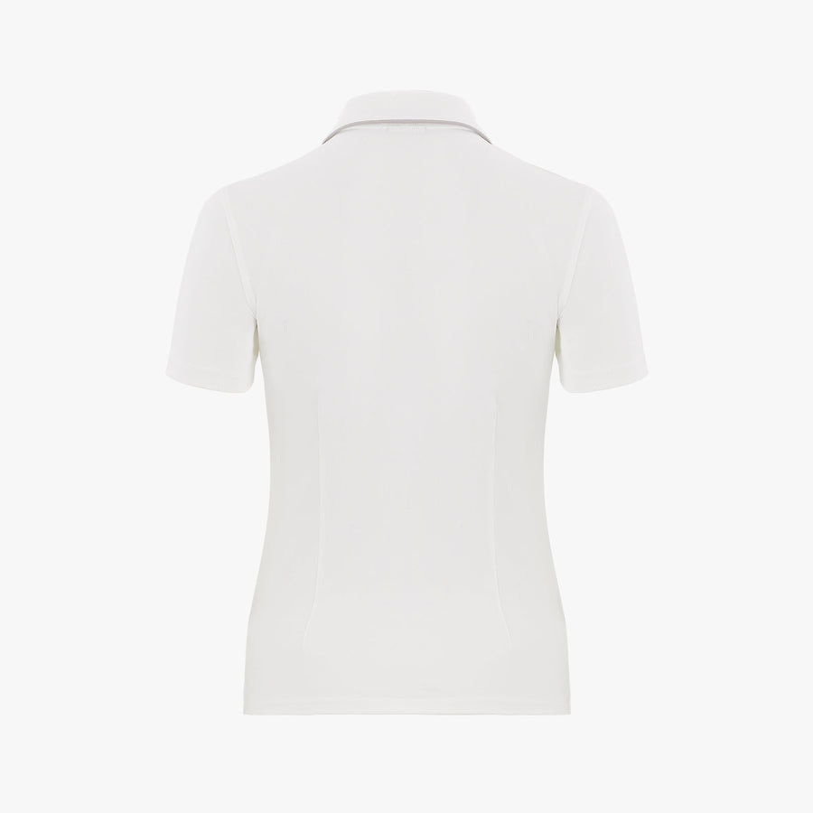 Stan Collar Logo Embroidered T-Shirt