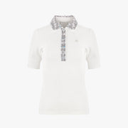 TWEED COLLAR SEVEN PART T-SHIRT