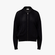 PUNCHING ZIP-UP CARDIGAN