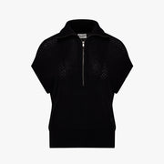 PUNCHING DROP SHOULDER KNIT VEST
