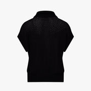 PUNCHING DROP SHOULDER KNIT VEST