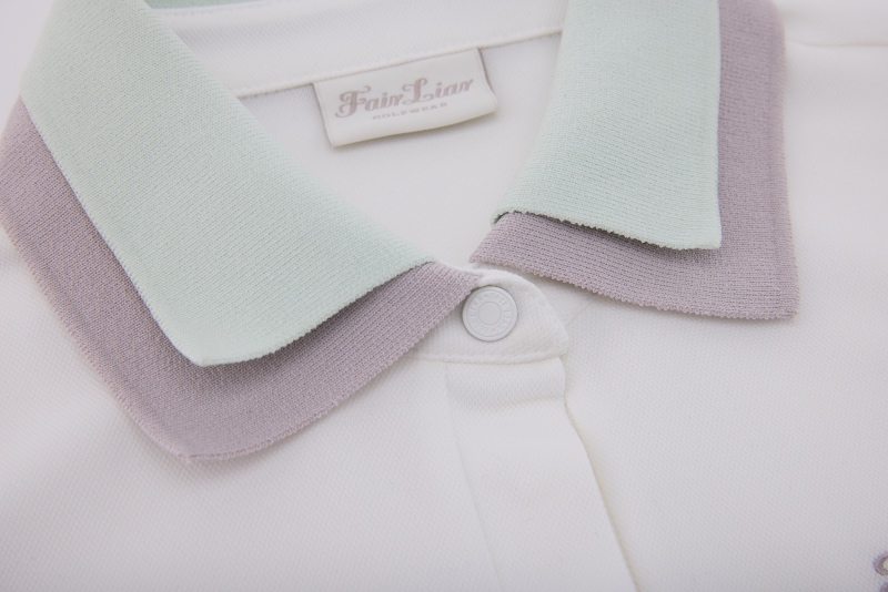 DOUBLE LAYER COLLAR T-SHIRT