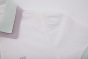 DOUBLE LAYER COLLAR T-SHIRT