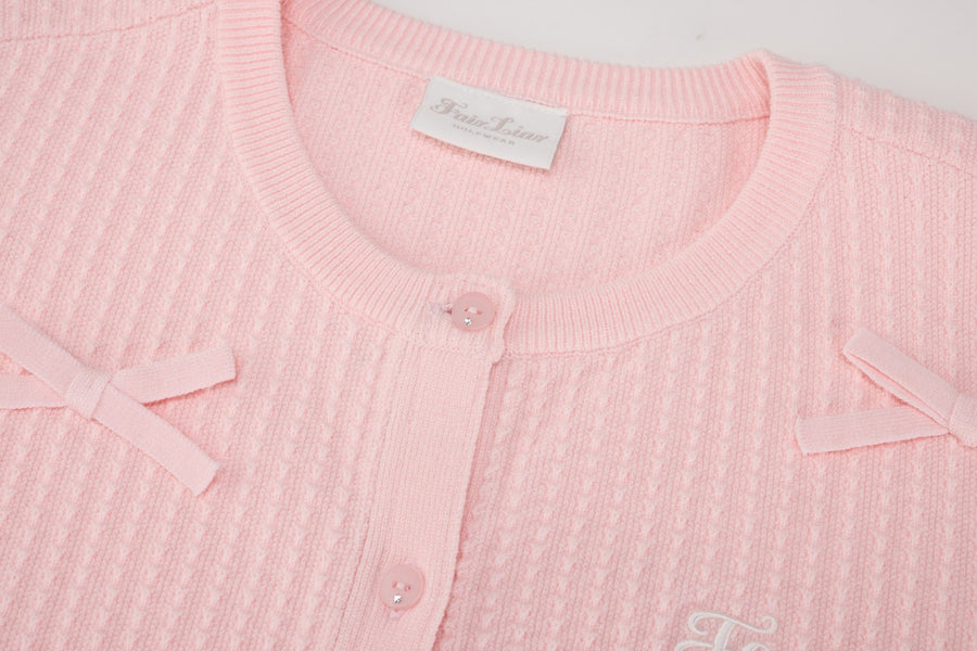 SHUSHU RIBBON CARDIGAN