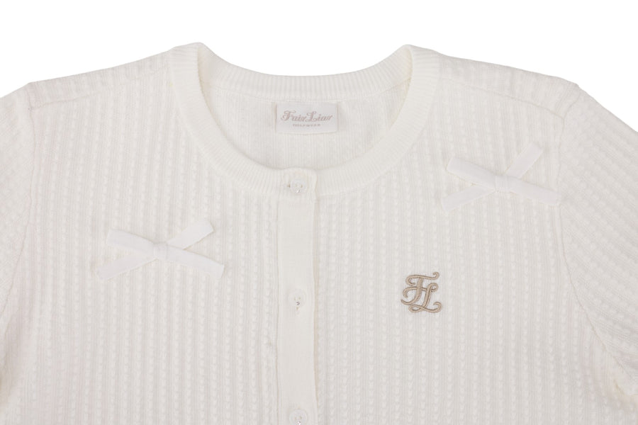 SHUSHU RIBBON CARDIGAN