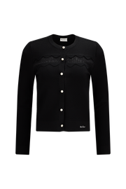 LACE SCALLOP CARDIGAN