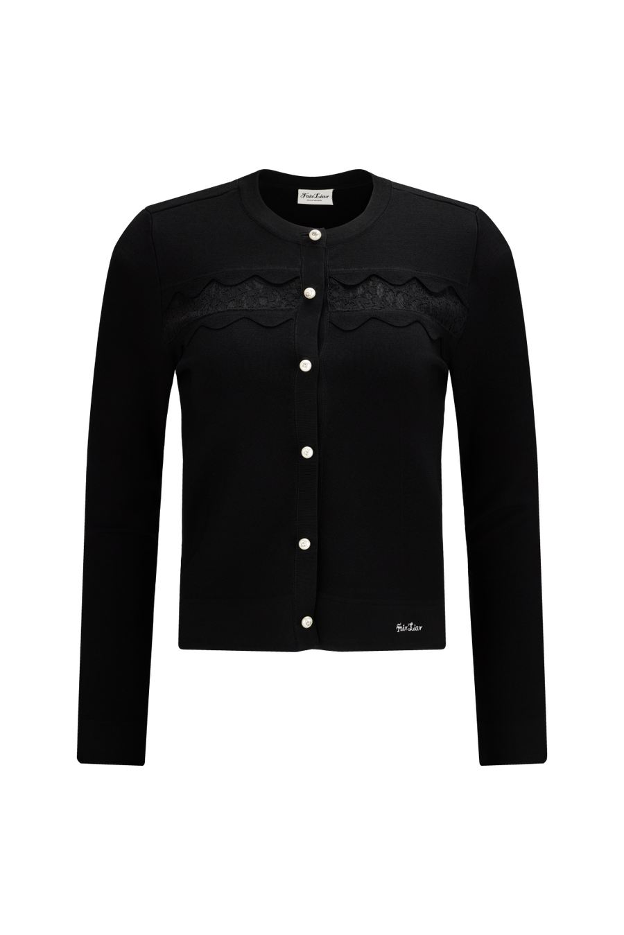 LACE SCALLOP CARDIGAN