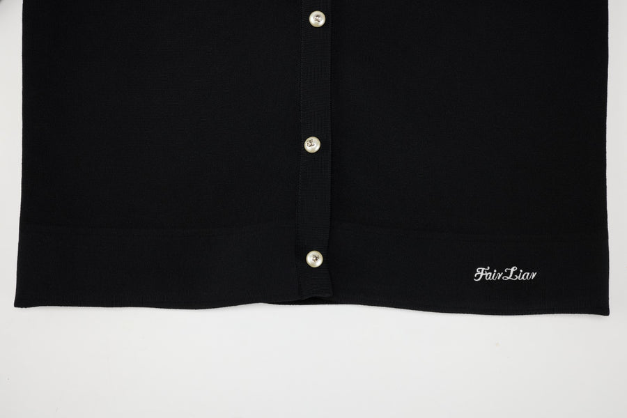 LACE SCALLOP CARDIGAN