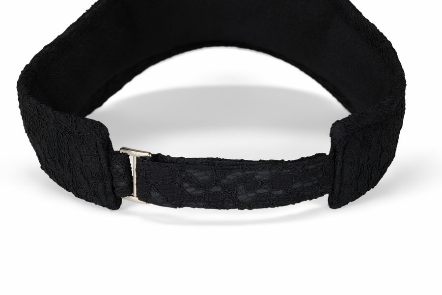 LACE PEARL ORGANZA VISOR