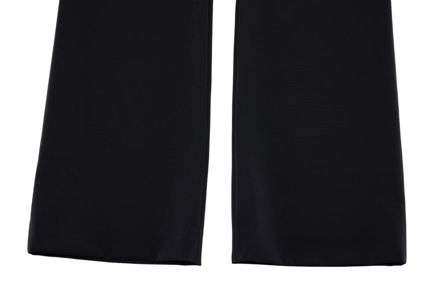 PEARL BUTTON STITCH SEMI-BOOTCUT PANTS