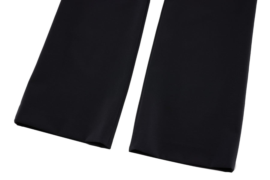 PEARL BUTTON STITCH SEMI-BOOTCUT PANTS