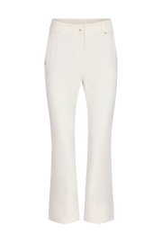 PEARL BUTTON STITCH SEMI-BOOTCUT PANTS