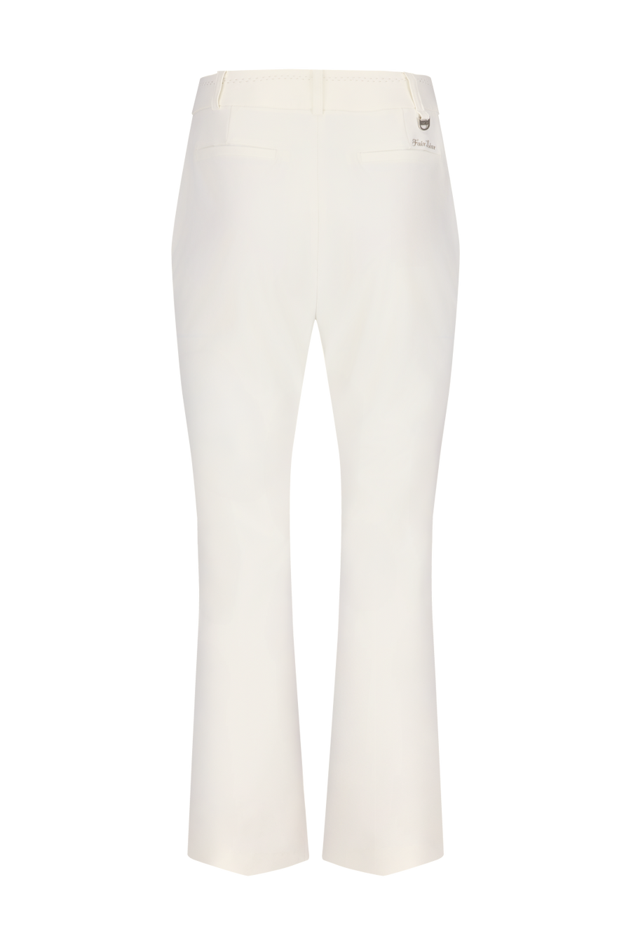 PEARL BUTTON STITCH SEMI-BOOTCUT PANTS
