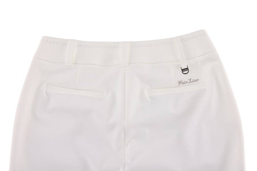 PEARL BUTTON STITCH SEMI-BOOTCUT PANTS