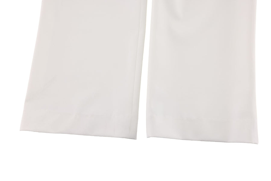 PEARL BUTTON STITCH SEMI-BOOTCUT PANTS