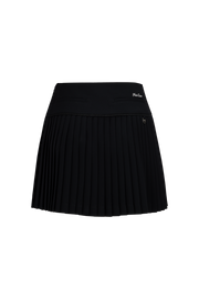 CROCHET FLARE PLEATED SKIRT