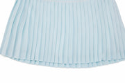 CROCHET FLARE PLEATED SKIRT