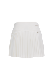 CROCHET FLARE PLEATED SKIRT