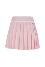 PIQUE PLEATED BAND SKIRT