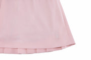 PIQUE PLEATED BAND SKIRT