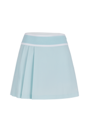 PIQUE PLEATED BAND SKIRT
