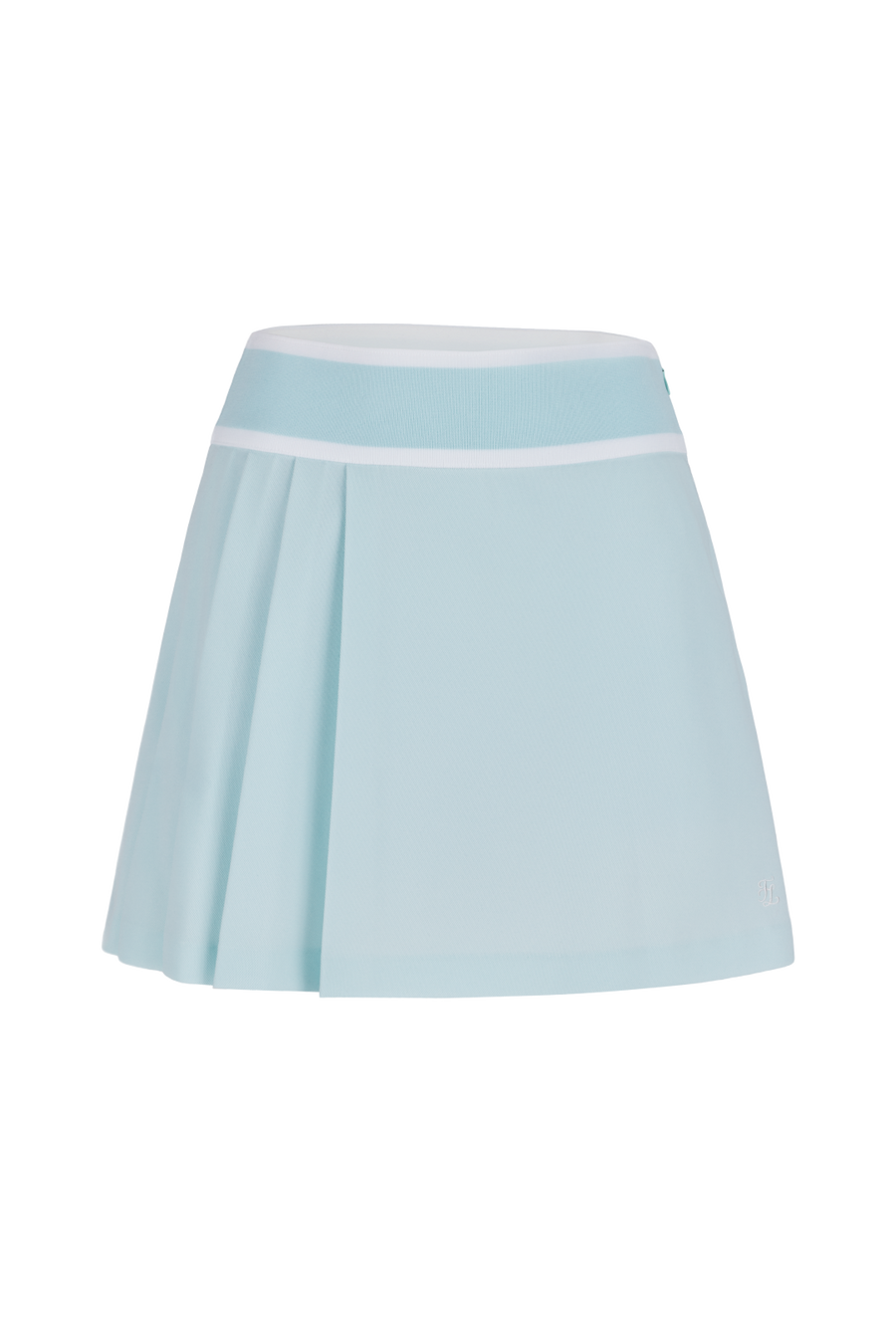 PIQUE PLEATED BAND SKIRT