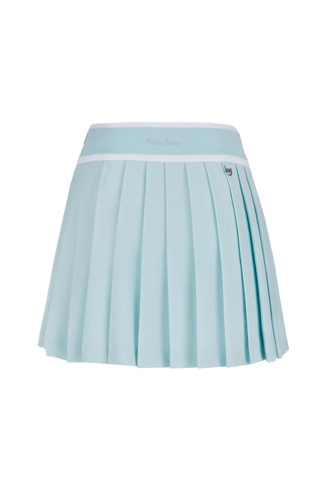 PIQUE PLEATED BAND SKIRT