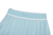 PIQUE PLEATED BAND SKIRT