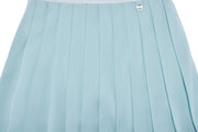 PIQUE PLEATED BAND SKIRT