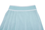 PIQUE PLEATED BAND SKIRT