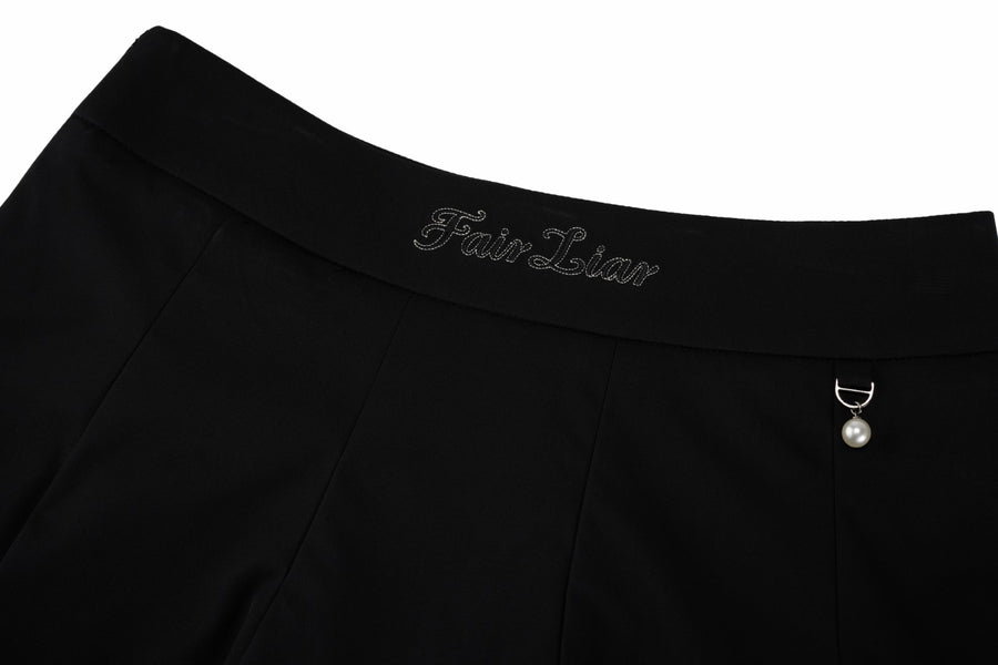 LACE SLIT BOOTCUT PANTS