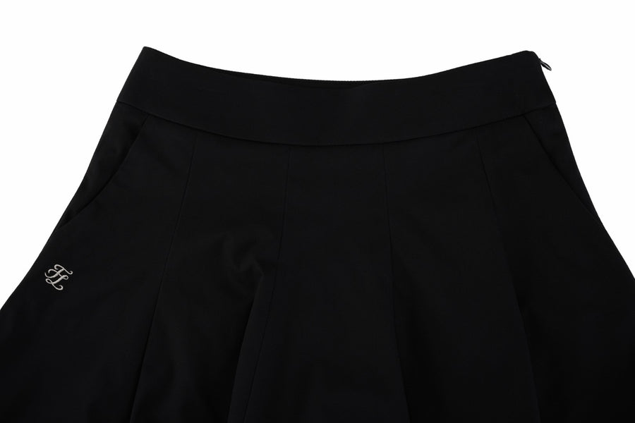 LACE DOUBLE FLARE SKIRT