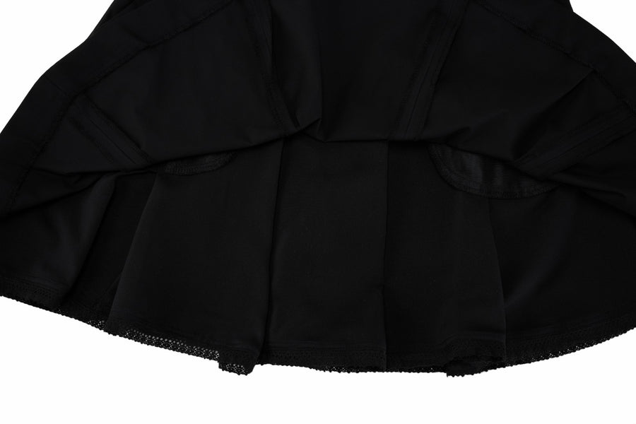 LACE DOUBLE FLARE SKIRT