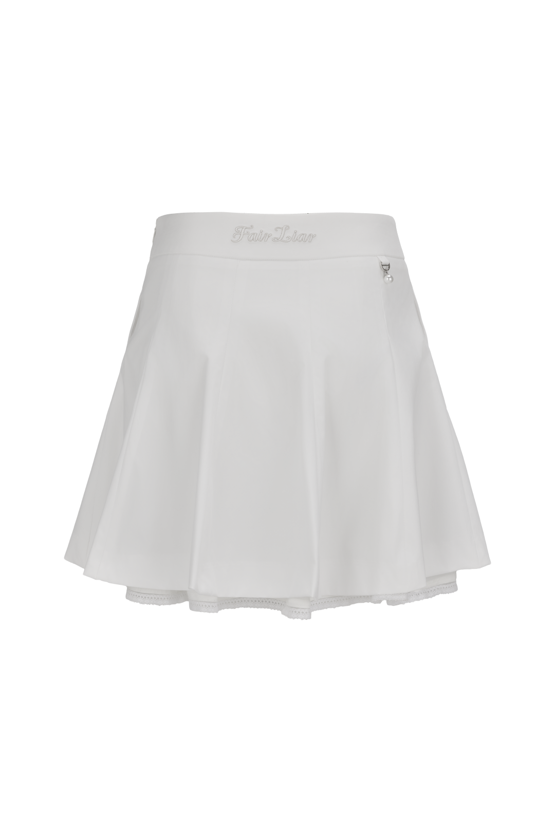 LACE DOUBLE FLARE SKIRT