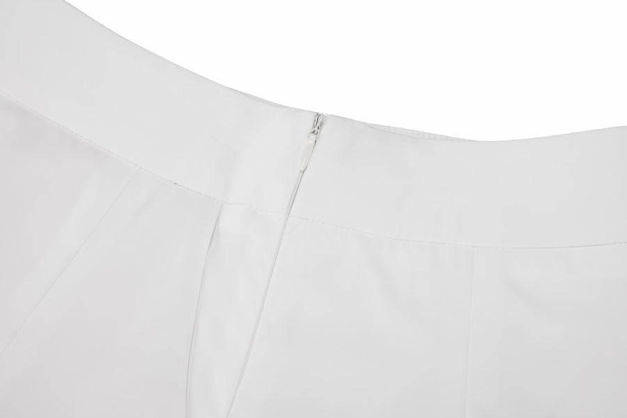 LACE DOUBLE FLARE SKIRT