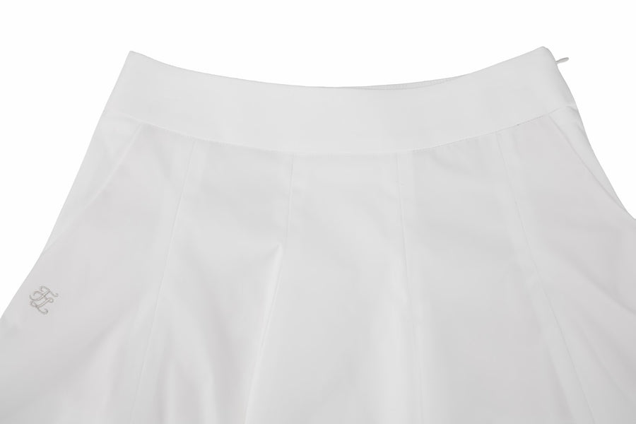 LACE DOUBLE FLARE SKIRT