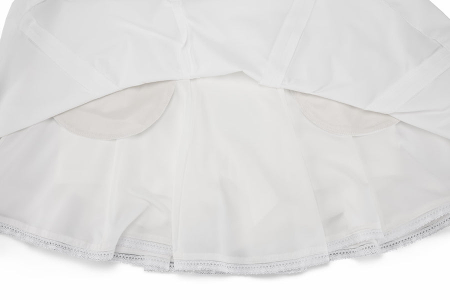 LACE DOUBLE FLARE SKIRT