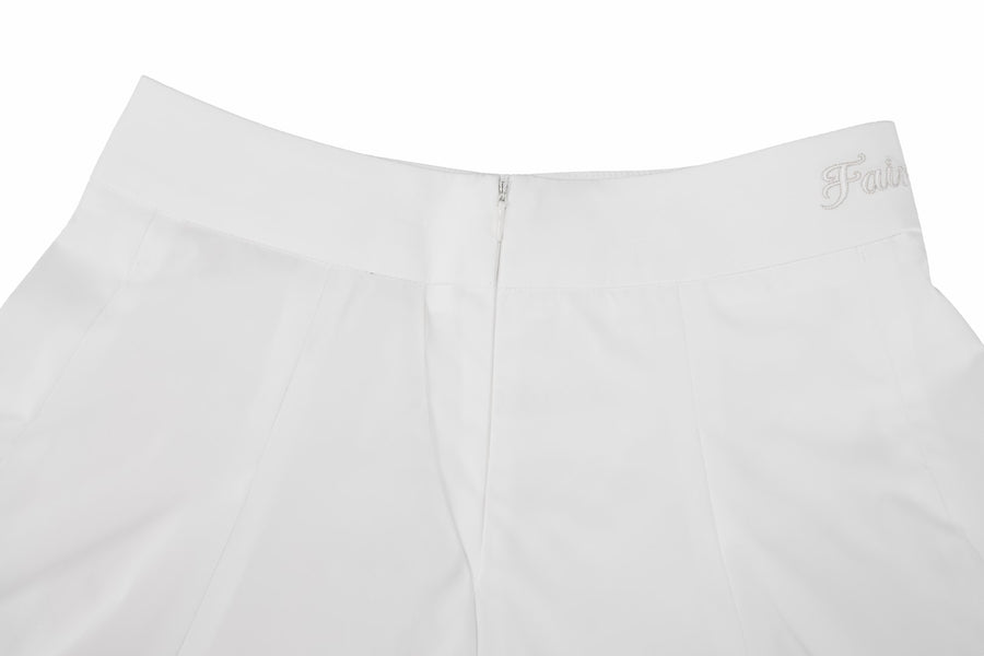 LACE DOUBLE FLARE SKIRT