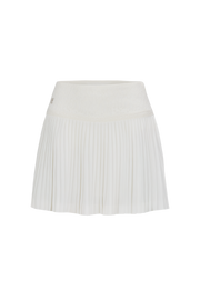 LACE FLARE PLEATED SKIRT