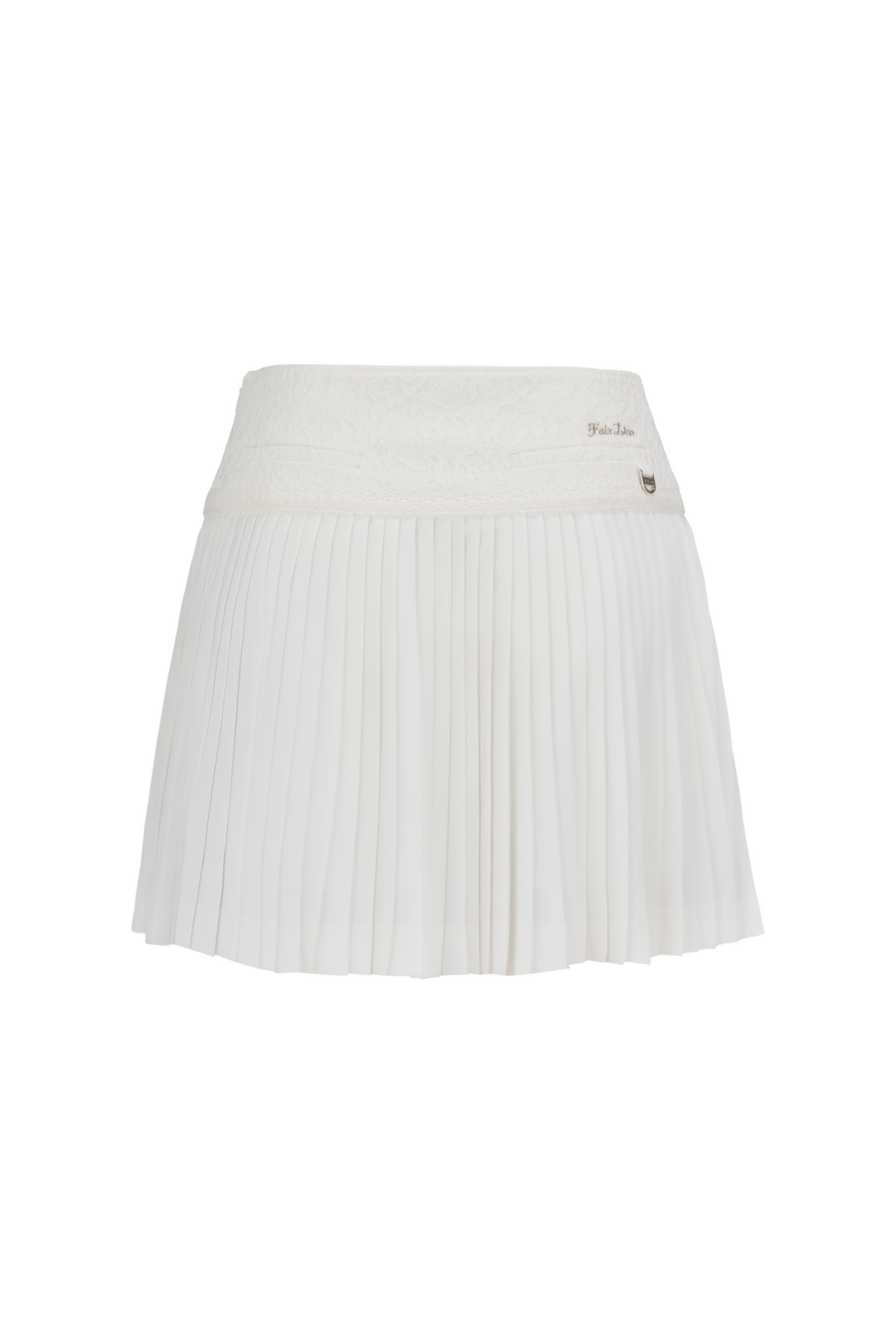 LACE FLARE PLEATED SKIRT